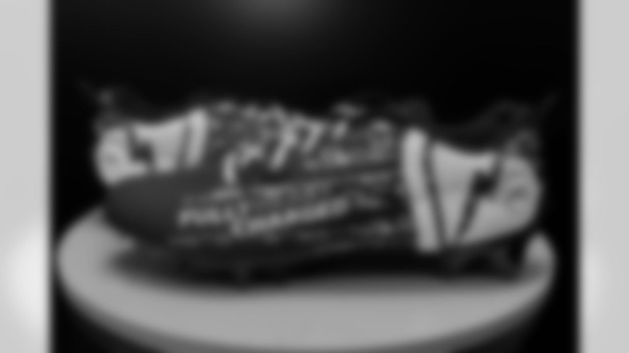 Get a preview as New Orleans Saints owner Gayle Benson, players and coaches honor their personal causes and foundations for the 2025 NFL My Cause My Cleats initiative during their Week 12 game against the Atlanta Falcons.
Justin Reid: J. Reid Indeed | Artist: Ebbie Thomas