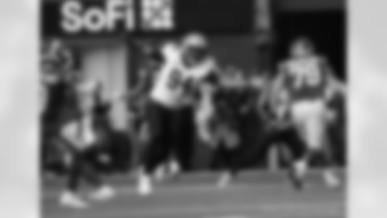 Check out the game action photos from the New Orleans Saints game against the Los Angeles Rams for Week 9 of the 2025 NFL season on Nov. 2, 2025 at SoFi Stadium.