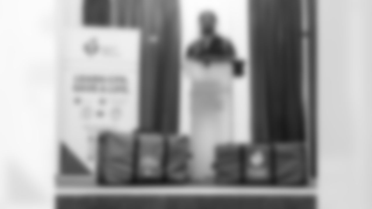 New Orleans Saints safety Justin Reid hosted CPR education event with the American Heart Association at John Ehret High School to unveil his custom My Cause, My Cleats design on Tuesday, Nov. 18, 2025.