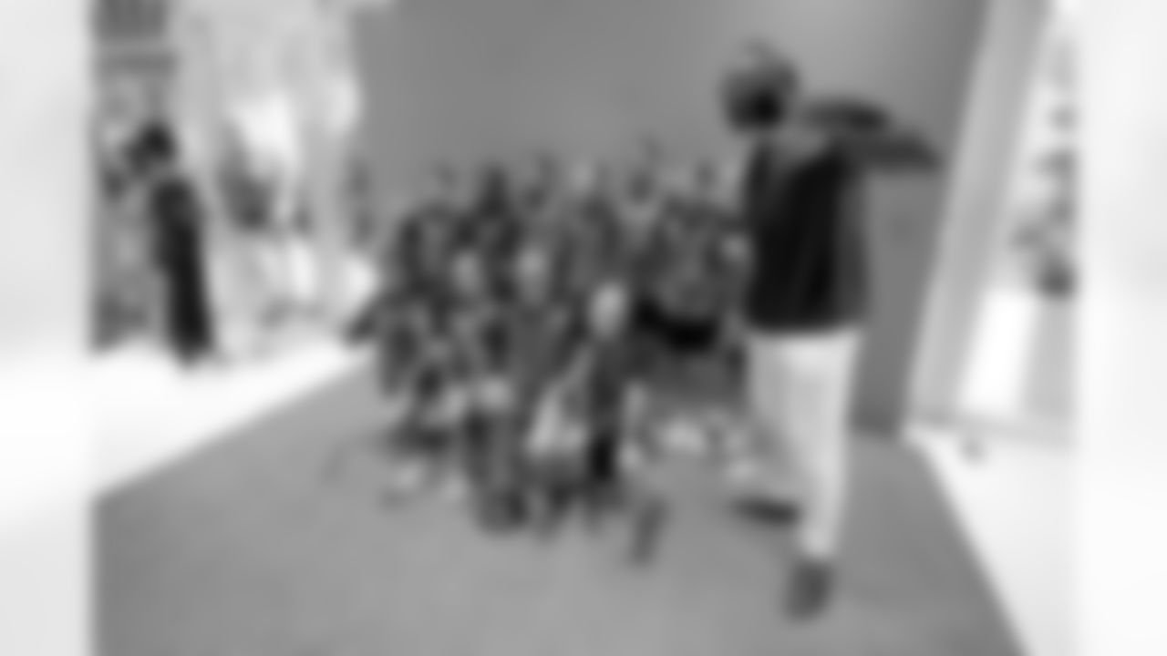New Orleans Saints linebacker Demario Davis joined local youth flag football teams for a tour of Parc des Princes, home of the Paris St-Germain F.C., on Friday, July 11, 2025.