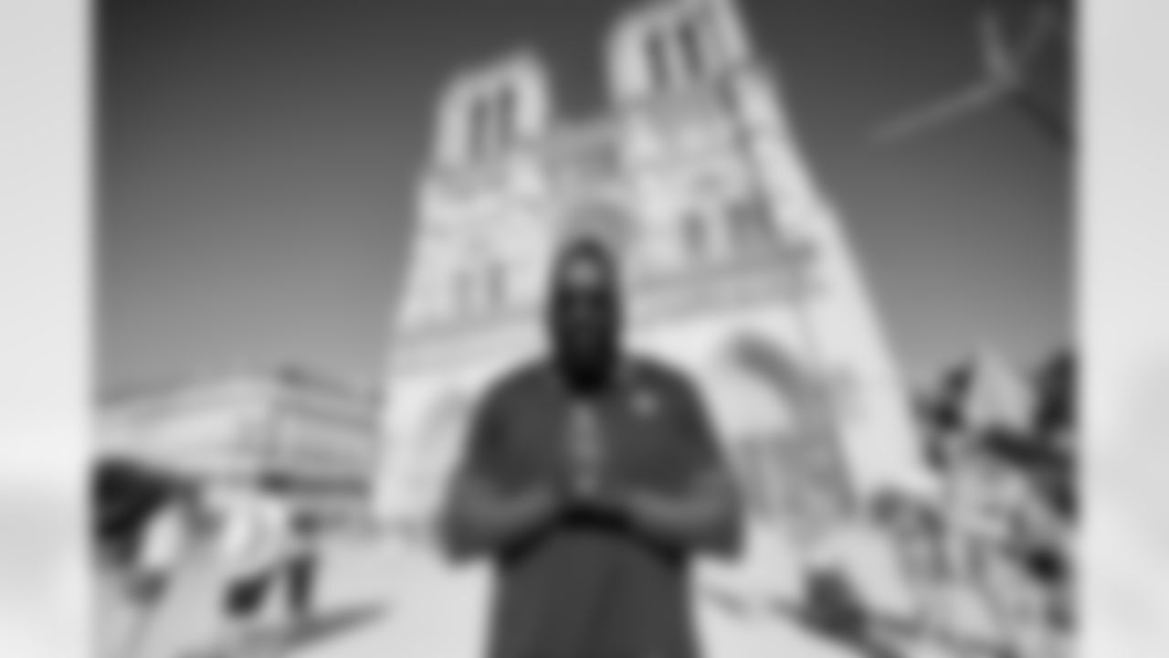 New Orleans Saints linebacker Demario Davis embraced French culture with a guided tour of Paris, visiting iconic landmarks like the Eiffel Tower, the Louvre Museum, Notre-Dame Cathedral of Paris, and more on Friday, July 11, 2025.