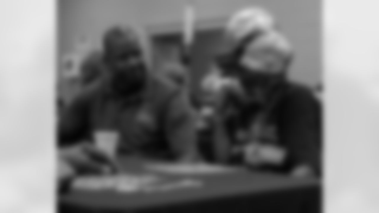 New Orleans Saints legends Pat Swilling, Rickey Jackson, and Devery Henderson joined local residents at the Pontchartrain Park Senior Center for a Seniors Casino Fun Day hosted by Caesars New Orleans on Wednesday, April 16, 2025.