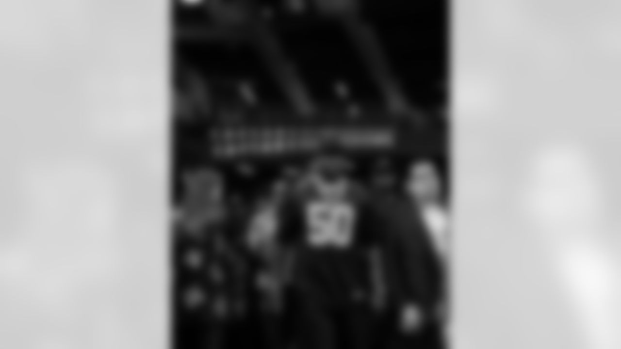 Rapper 50 Cent attended the New Orleans Saints game against the New York Jets for Week 16 of the 2025 NFL season on Dec. 21, 2025 at the Caesars Superdome.