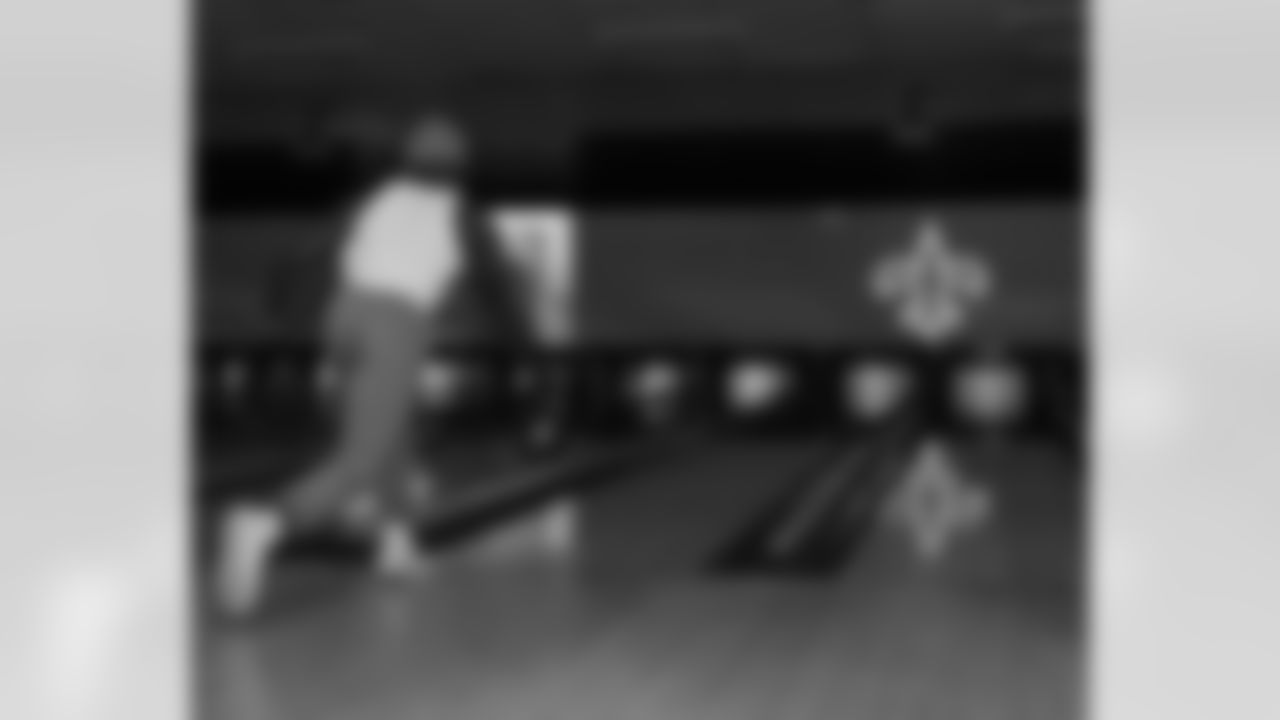 New Orleans Saints players and coaches took their skills to the bowling alley and enjoyed an afternoon of team bonding following practice on Tuesday, July 29, 2025.