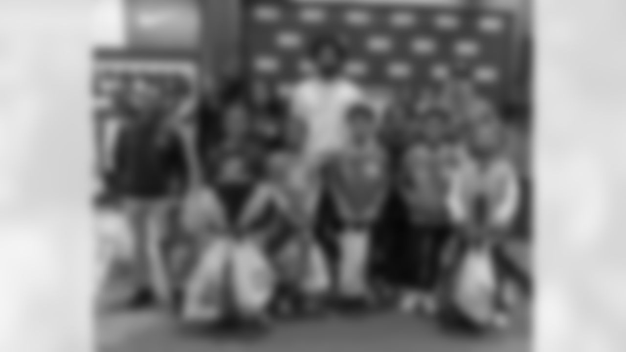 New Orleans Saints wide receiver Chris Olave surprised local youth with a holiday shopping spree in Metairie on December 9, 2025.