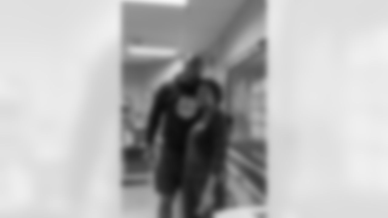 New Orleans Saints defensive end Cam Jordan visited students and staff at Martin Luther King Jr. Elementary School on Tuesday, Dec. 9, 2025.