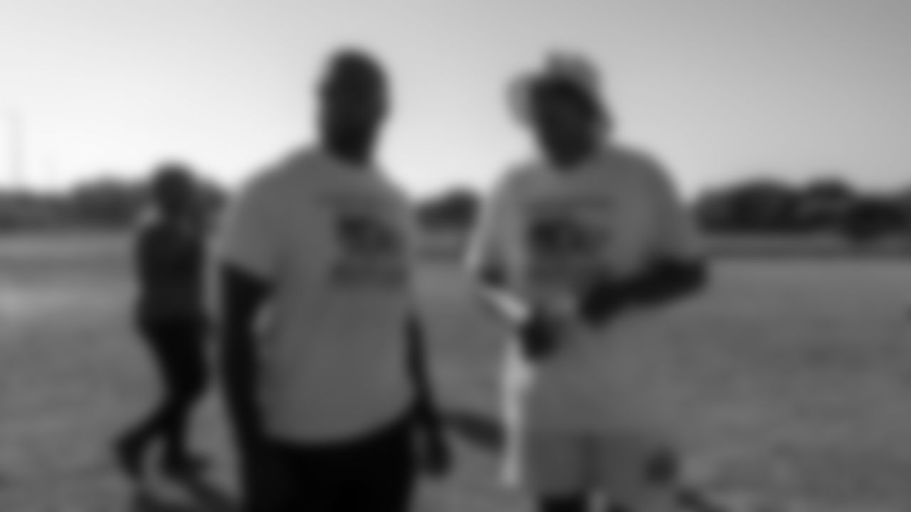 New Orleans Saints defensive end Payton Turner hosted a youth football camp alongside other pros from Westside High School in his hometown of Houston, Texas on Saturday, June 15, 2024.