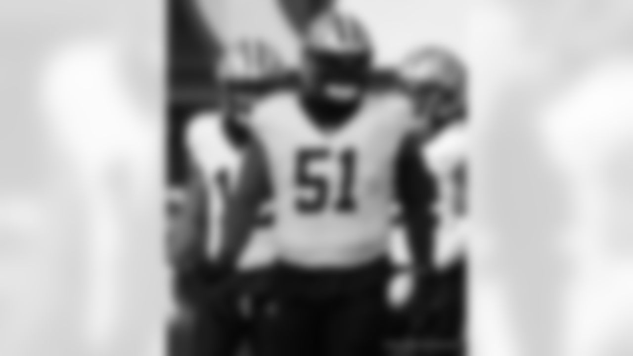 Check out the game action photos from the New Orleans Saints game against the Los Angeles Rams for Week 9 of the 2025 NFL season on Nov. 2, 2025 at SoFi Stadium.