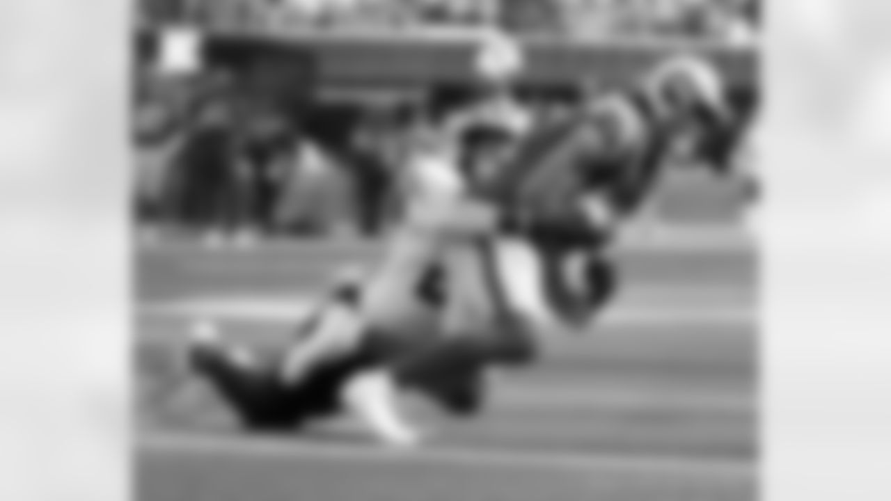 Check out the game action photos from the New Orleans Saints game against the Los Angeles Rams for Week 9 of the 2025 NFL season on Nov. 2, 2025 at SoFi Stadium.