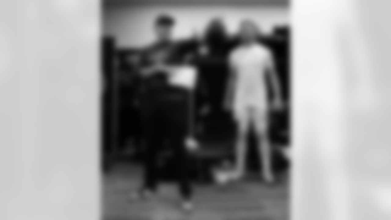 Head inside the New Orleans Saints locker room postgame after the Saints' win against the Carolina Panthers in Week 10 of the 2025 NFL Season presented by Bud Light.