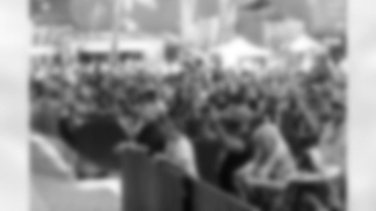 New Orleans Saints fans enjoyed the Week 6 entertainment in Champions Square ahead of the game against the New England Patriots on October 12, 2025.
