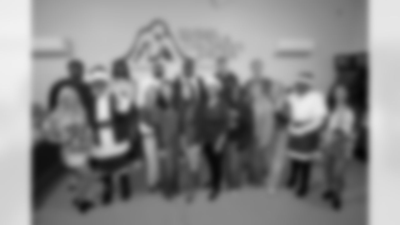 New Orleans Saints center/guard Cesar Ruiz hosted a holiday toy giveaway at the New Orleans Women and Children's Center on Tuesday, Dec. 16, 2025. The event also featured appearances by fellow Saints players center Erik McCoy, linebacker Torricelli Simpkins III, wide receiver Easton Kilty, and offensive tackle William Sherman to spread holiday cheer to children and families in the community.