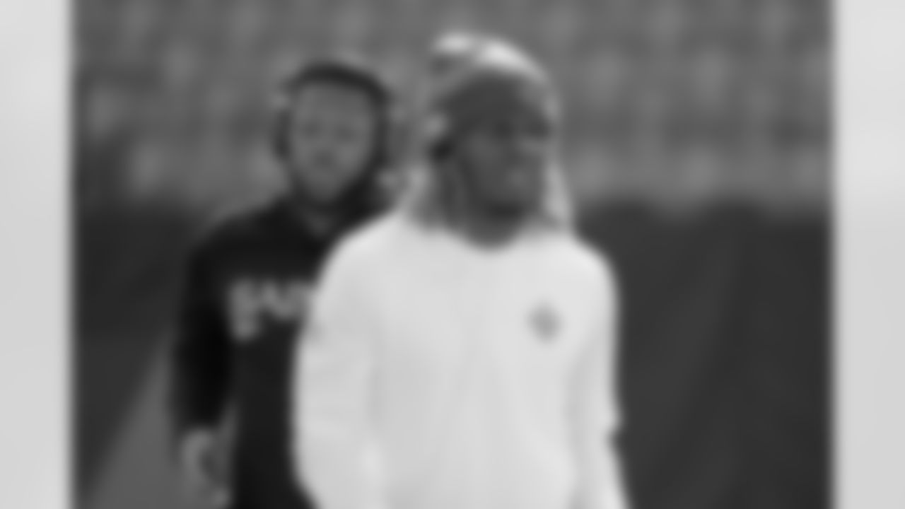 Check out the pregame photos from the New Orleans Saints game against the Carolina Panthers for Week 10 of the 2025 NFL season on Nov. 9, 2025 at Bank of America Stadium.