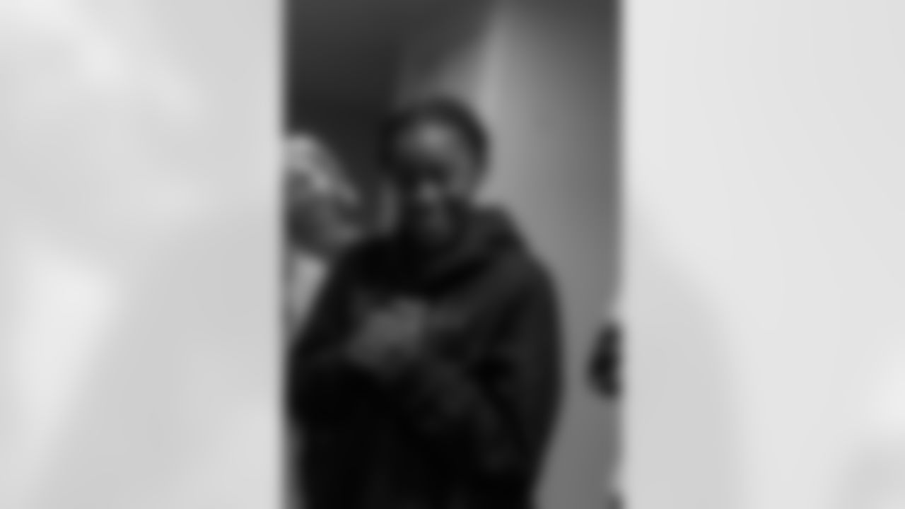 New Orleans Saints wide receiver Chris Olave hosted a Holiday Shoe Giveaway, donating shoes to the 18th Ward Girls Basketball team from the Boys & Girls Clubs of Metro Louisiana on Tuesday, Dec. 16, 2025.