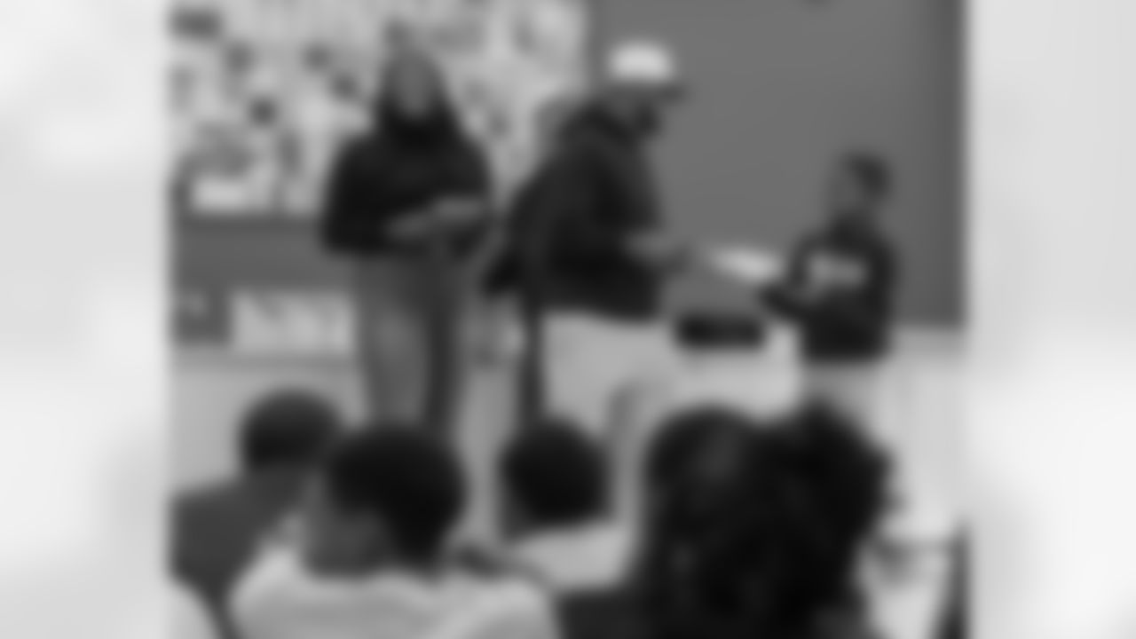 New Orleans Saints safety Terrell Burgess delivered 40 Sony headphones to 6th and 7th grade students at Good Shepherd School on Tuesday, Dec. 16, 2025, in partnership with The 18th Ward. The donation was part of Burgess' own community initiative to bring holiday cheer to students ahead of the holiday season.