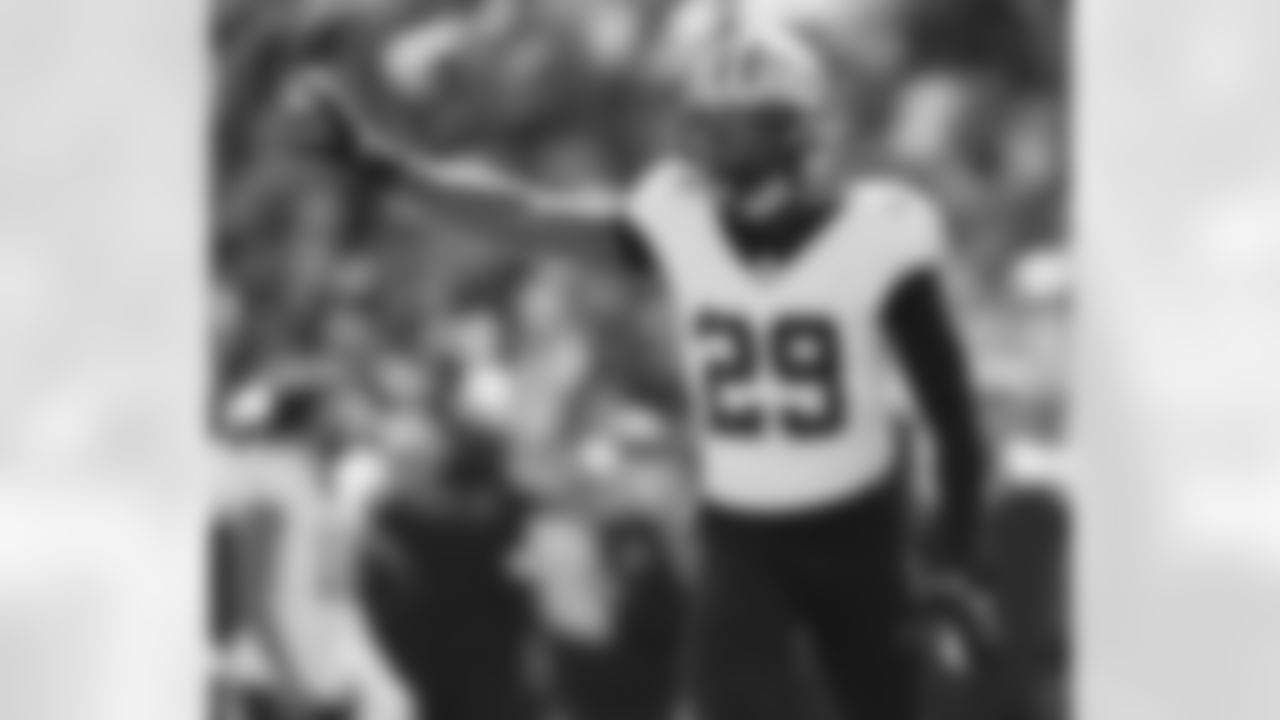 Check out photos of New Orleans Saints cornerback Paulson Adebo in action throughout the 2023 NFL season.