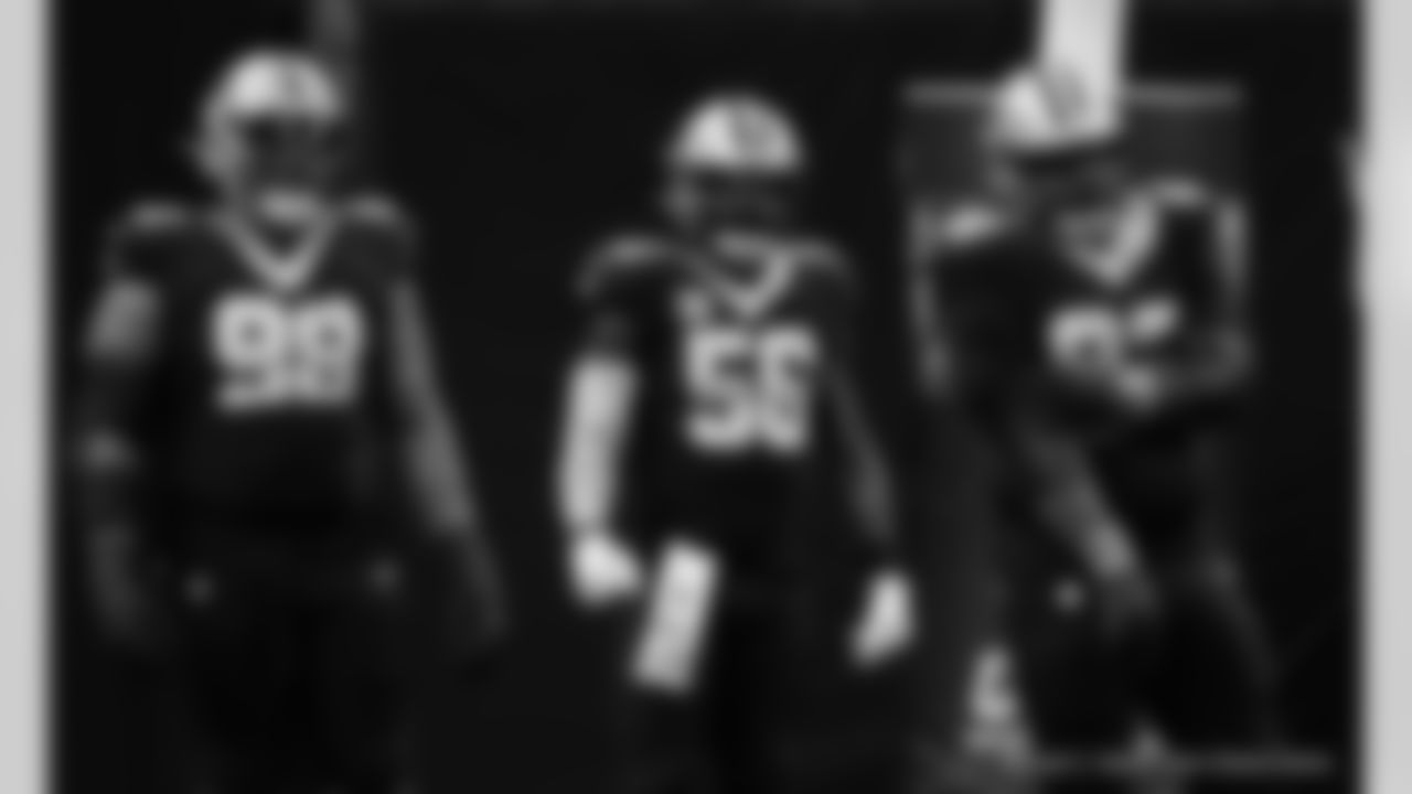 Check out the game action photos from the New Orleans Saints game against the New York Giants for Week 5 of the 2025 NFL season on Oct. 5, 2025 at Caesars Superdome.