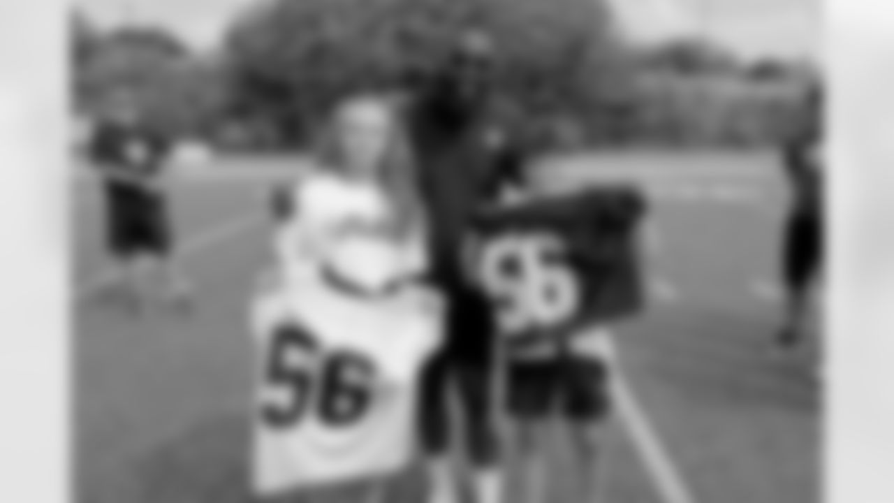 New Orleans Saints linebacker Demario Davis joined young athletes for a Play Football Experience and Flag Football clinic in Paris, France on Saturday, July 12, 2025.
