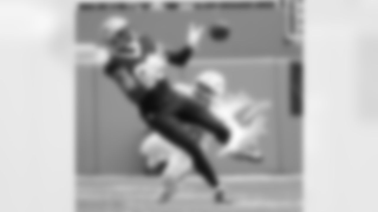 Check out the best photos of the New Orleans offense in their game against the Miami Dolphins for Week 13 of the 2025 NFL season on Nov. 30, 2025 at Hard Rock Stadium.