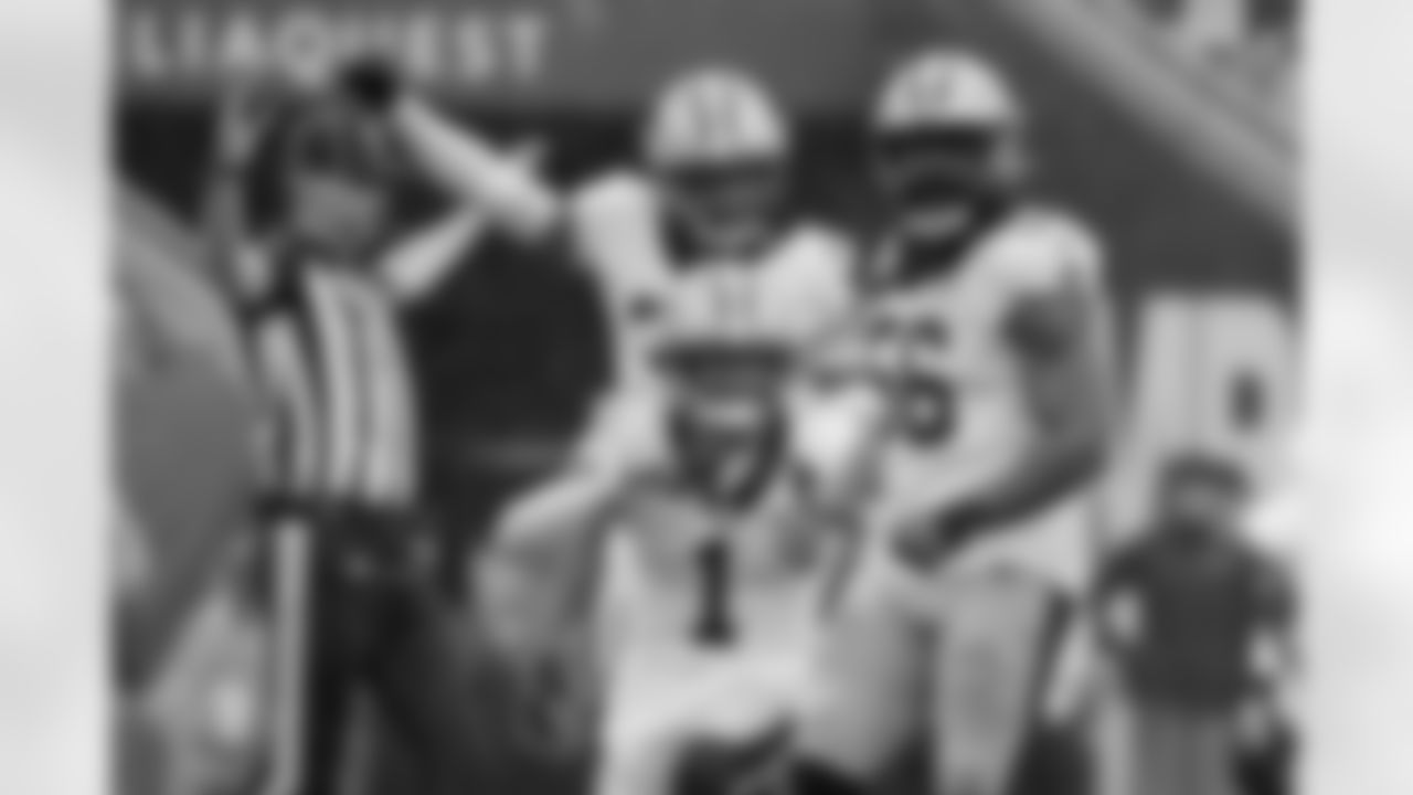 Check out the game action photos from the New Orleans Saints game against the Tampa Bay Buccaneers for Week 14 of the 2025 NFL season on Dec. 7, 2025 at Raymond James Stadium.