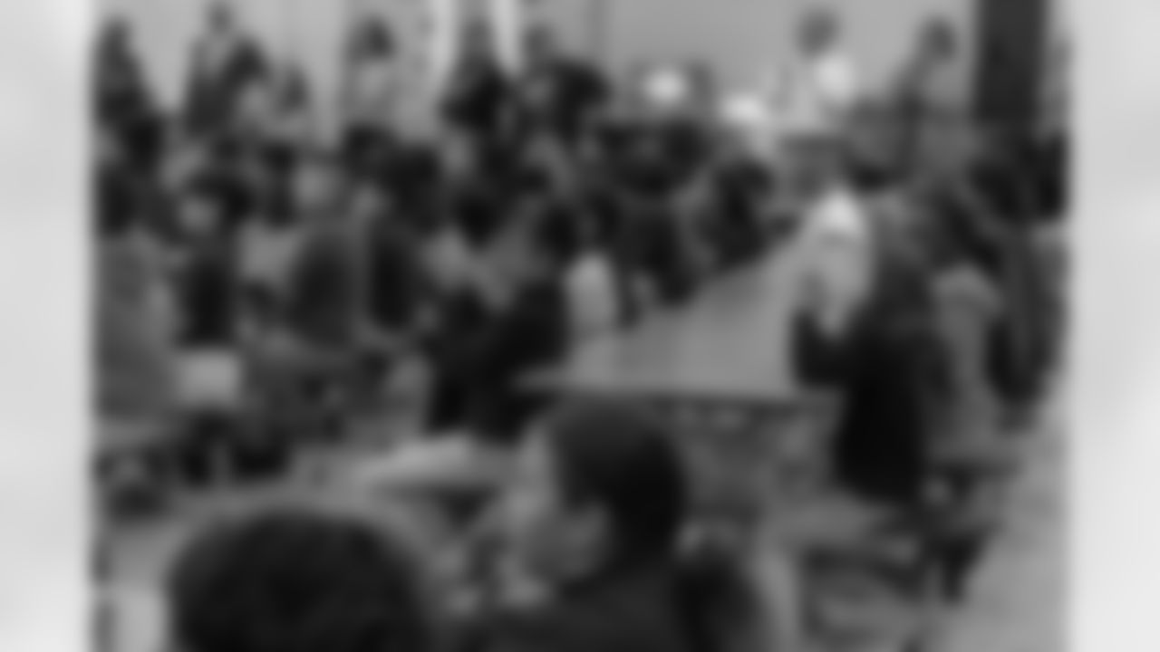 New Orleans Saints defensive end Cam Jordan joined students at Clancy Elementary School to unveil the school's new computer lab with new tech equipment and office supplies courtesy of Cox on Tuesday, Nov. 4, 2025.