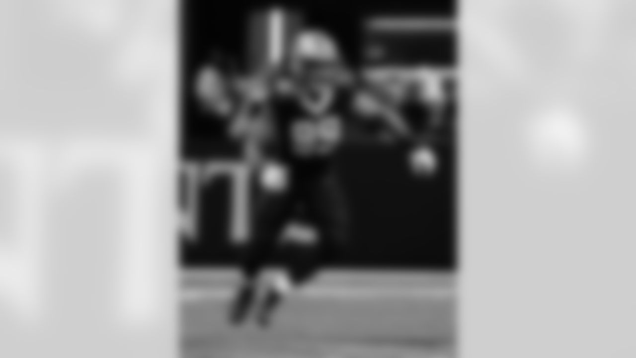 Check out the best photos of the New Orleans defense in their game against the Carolina Panthers for Week 15 of the 2025 NFL season on Dec. 14, 2025, at Caesars Superdome.