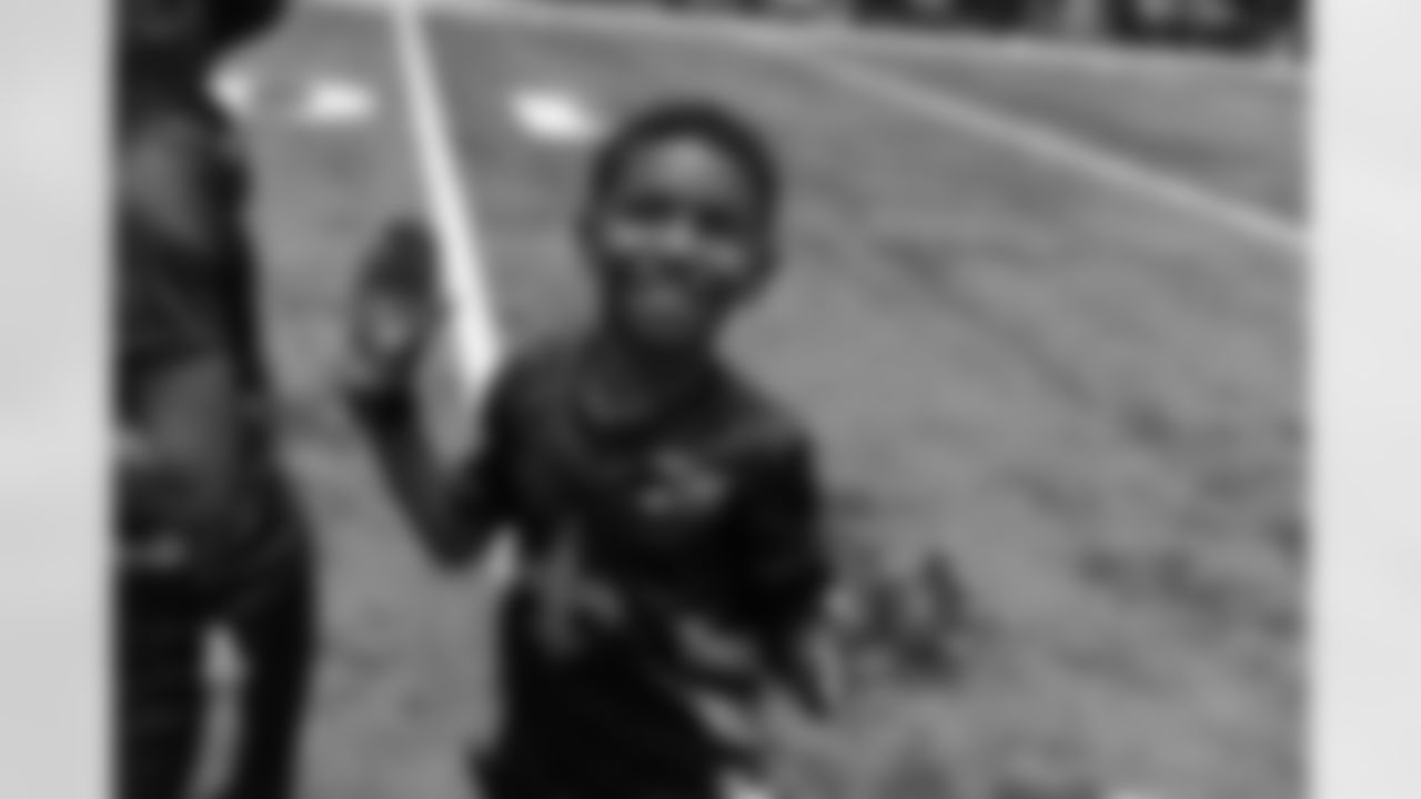 The New Orleans Saints host a NFL regional flag football tournament at the Shine on Airline and the Ochsner Sports Performance Center on November 1, 2025. The regional tournament included flag football for all youth athletes between the ages of 8U and 17U for the girls' bracket and 8U and 14U for the coed bracket.