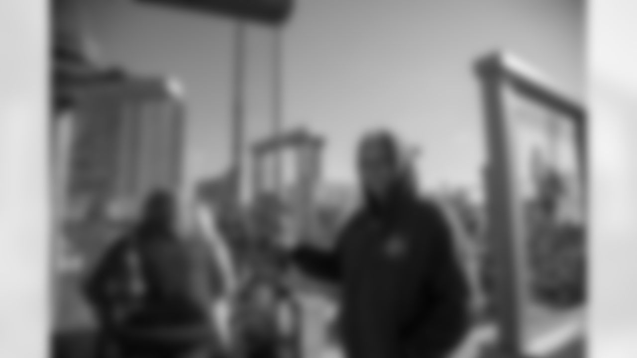 New Orleans Saints fans enjoyed the Week 15 entertainment in Champions Square ahead of the game against the Carolina Panthers during the 2025 NFL season on Dec. 14, 2025.