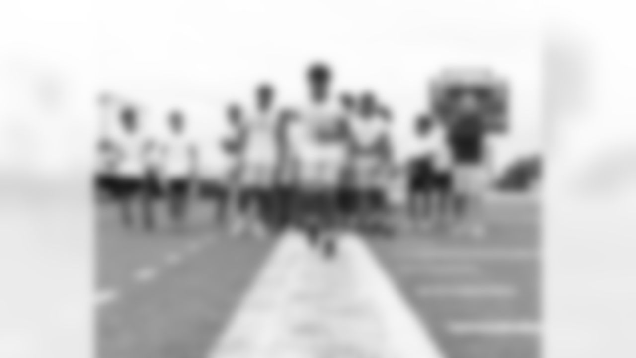The New Orleans Saints visited East St. John High School in Reserve, Louisiana on Tuesday, June 18, 2024 to hold another part of their "New Orleans Saints High School Summer Workout" series.