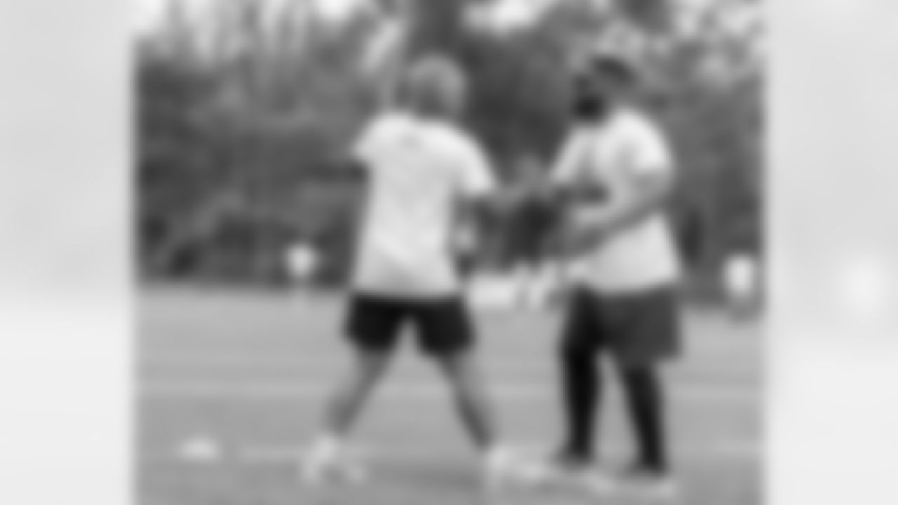 New Orleans Saints running back Clyde Edwards-Helaire hosted his first youth football camp of the year for 250 young athletes at Elite Training Academy in Baton Rouge on Saturday, April 19, 2025.