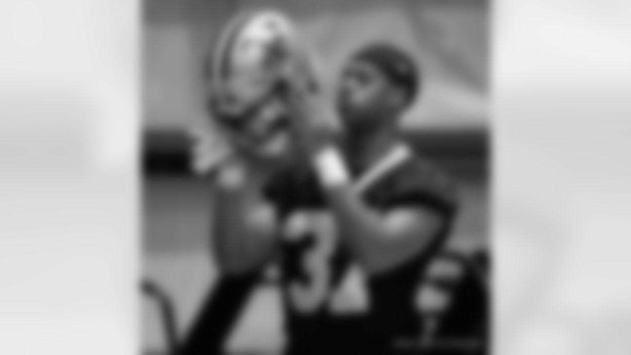 New Orleans Saints players attended 2025 Rookie Minicamp workouts at the Ochsner Sports Performance Center on May 10, 2025.