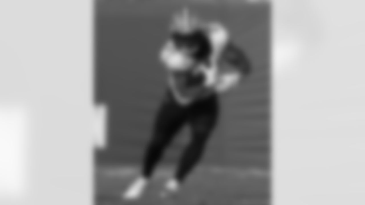 Check out photos of New Orleans Saints running back Jamaal Williams in action throughout the 2023 NFL season.