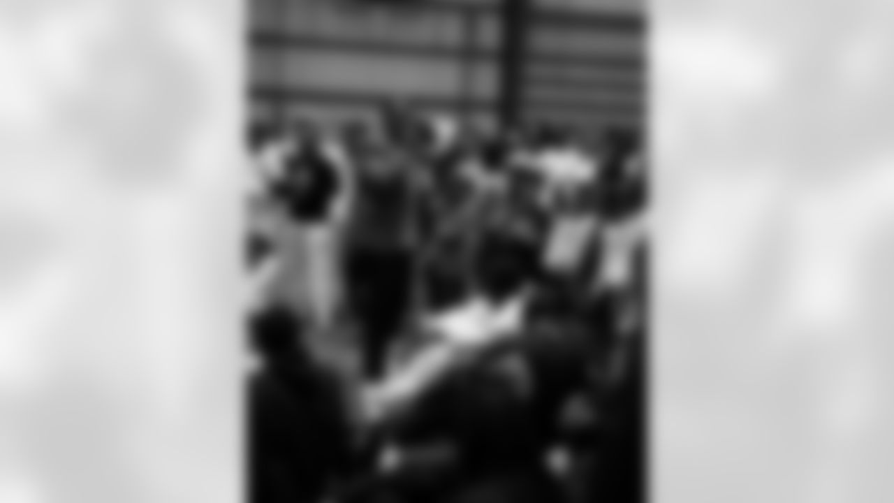 The New Orleans Saints hosted a football camp for 50 local youth alongside HBCU Legacy Bowl players at the Ochsner Sports Performance Center on Wednesday, Feb. 18, 2025. The clinic featured Saints legend Greg Fassitt, who was in attendance to speak with each HBCU Legacy Bowl team.