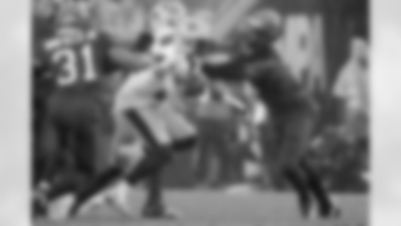 Check out the game action photos from the New Orleans Saints game against the Tampa Bay Buccaneers for Week 14 of the 2025 NFL season on Dec. 7, 2025 at Raymond James Stadium.