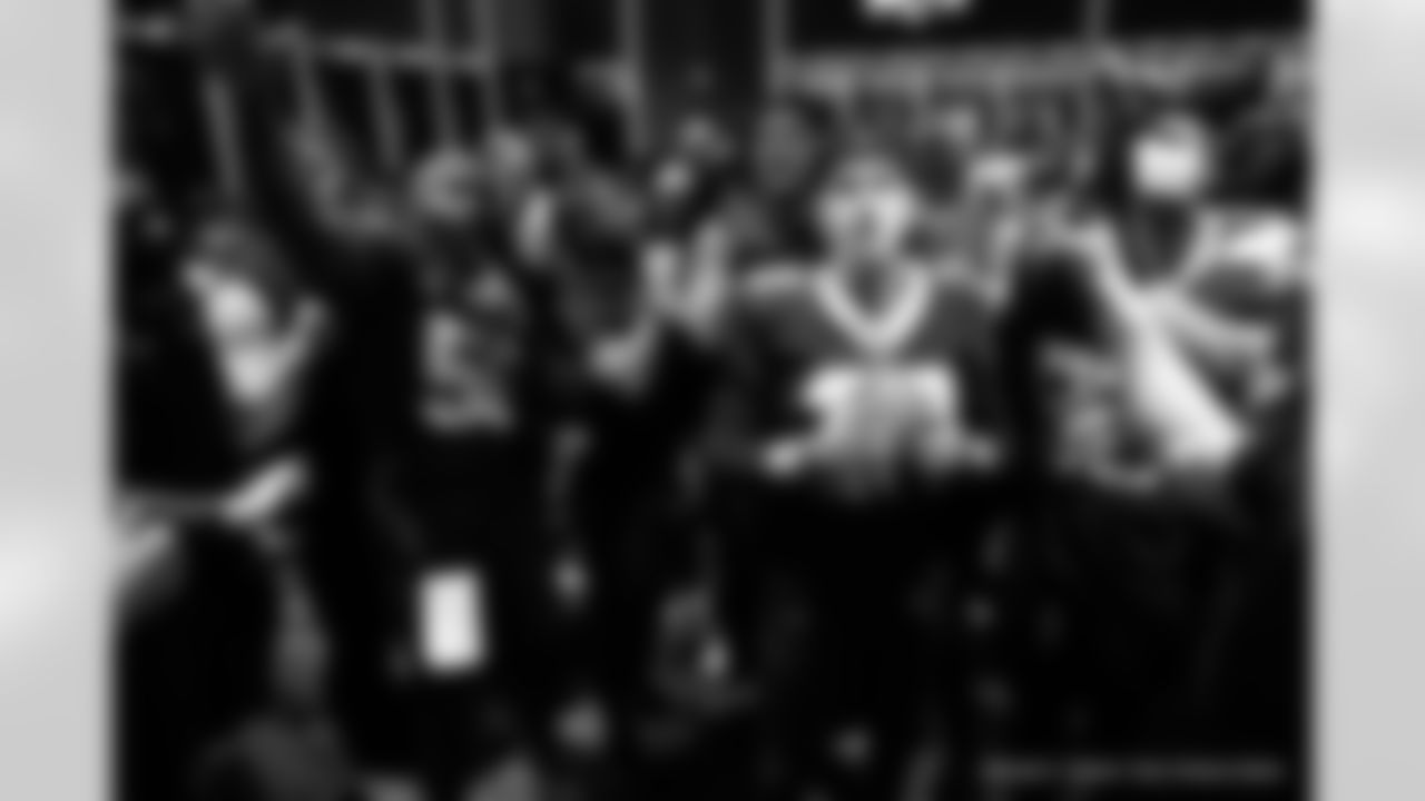 Head inside the New Orleans Saints locker room postgame after the Saints' win against the Carolina Panthers in Week 15 of the 2025 NFL Season presented by Bud Light.