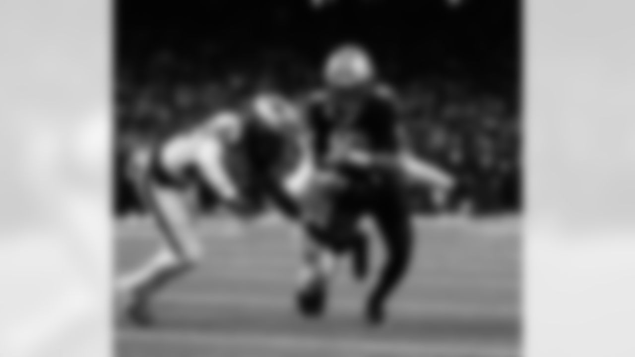 Check out the game action photos from the New Orleans Saints game against the New England Patriots for Week 6 of the 2025 NFL season on October 12, 2025 at Caesars Superdome.