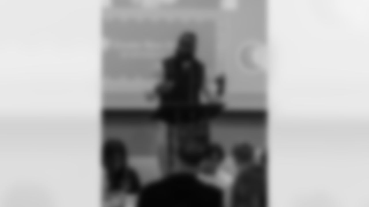 New Orleans Saints linebacker Demario Davis shared his inspiring story at the final Quarterbacks Club meeting of the year as well as awarded trophies to each 2025 High School Football Player of the Week at the Cannery on Monday, Dec. 16, 2025.