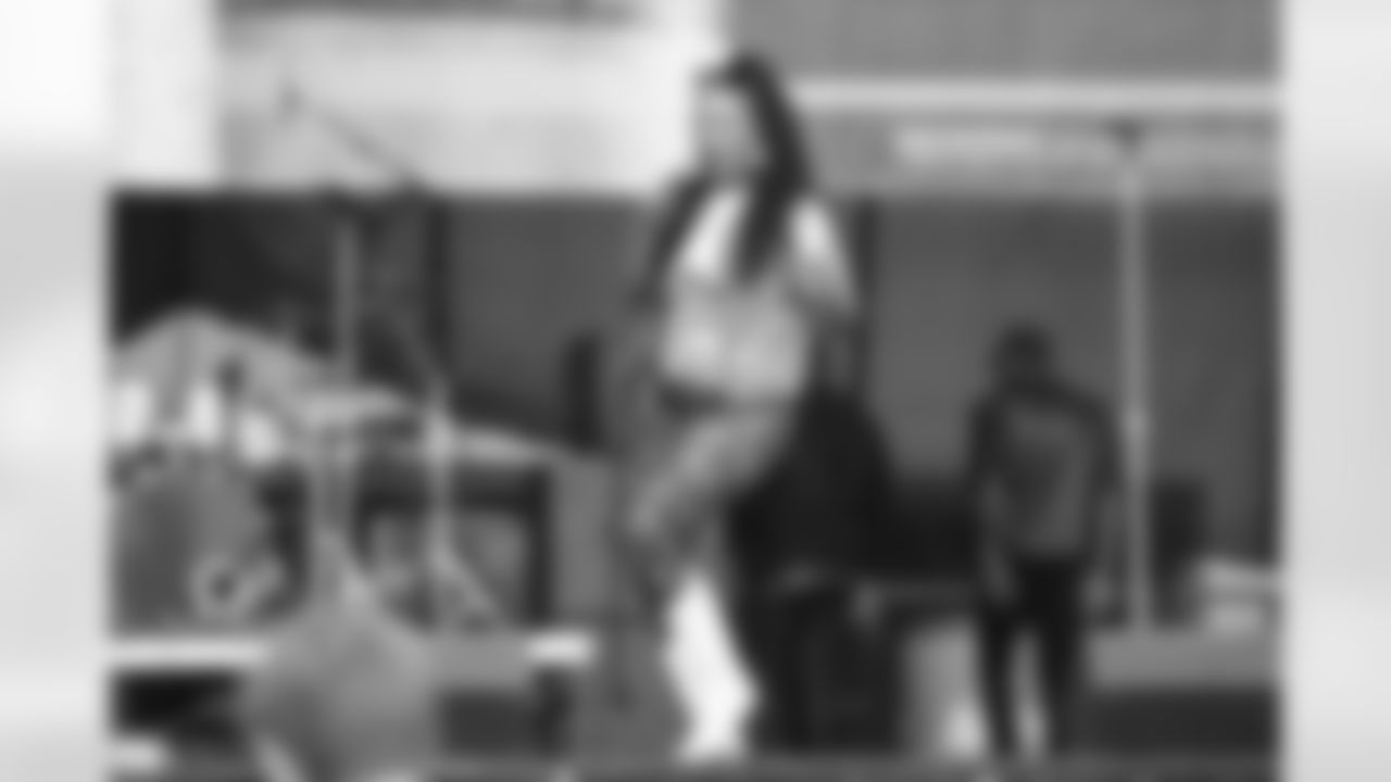 New Orleans Saints fans enjoyed the Week 16 entertainment in Champions Square ahead of the game against the New York Jets during the 2025 NFL season on Dec. 21, 2025.