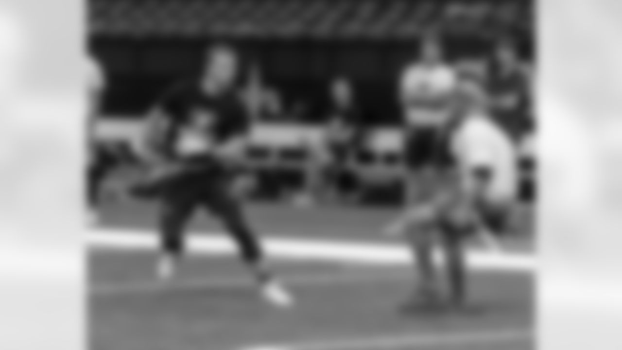 Local New Orleans Saints media came together for the annual media flag football game presented by Caesars against the New Orleans Saints Communications & Digital departments on Wednesday, September 4, 2024 at the Caesars Superdome.