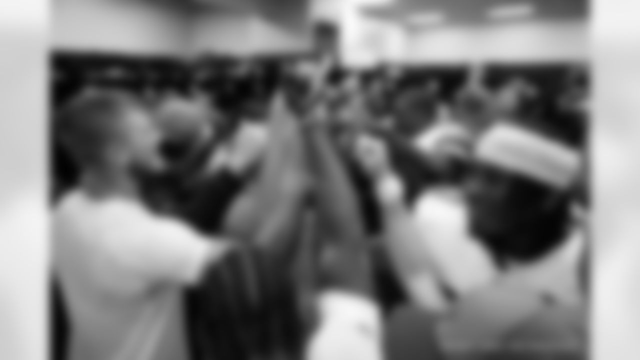 Head inside the New Orleans Saints locker room postgame after the Saints' win against the Carolina Panthers in Week 10 of the 2025 NFL Season presented by Bud Light.