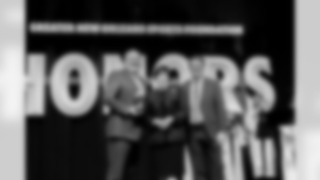 New Orleans Saints and Pelicans team president, Dennis Lauscha, inducted into the Greater New Orleans Sports Foundation Hall of Fame.