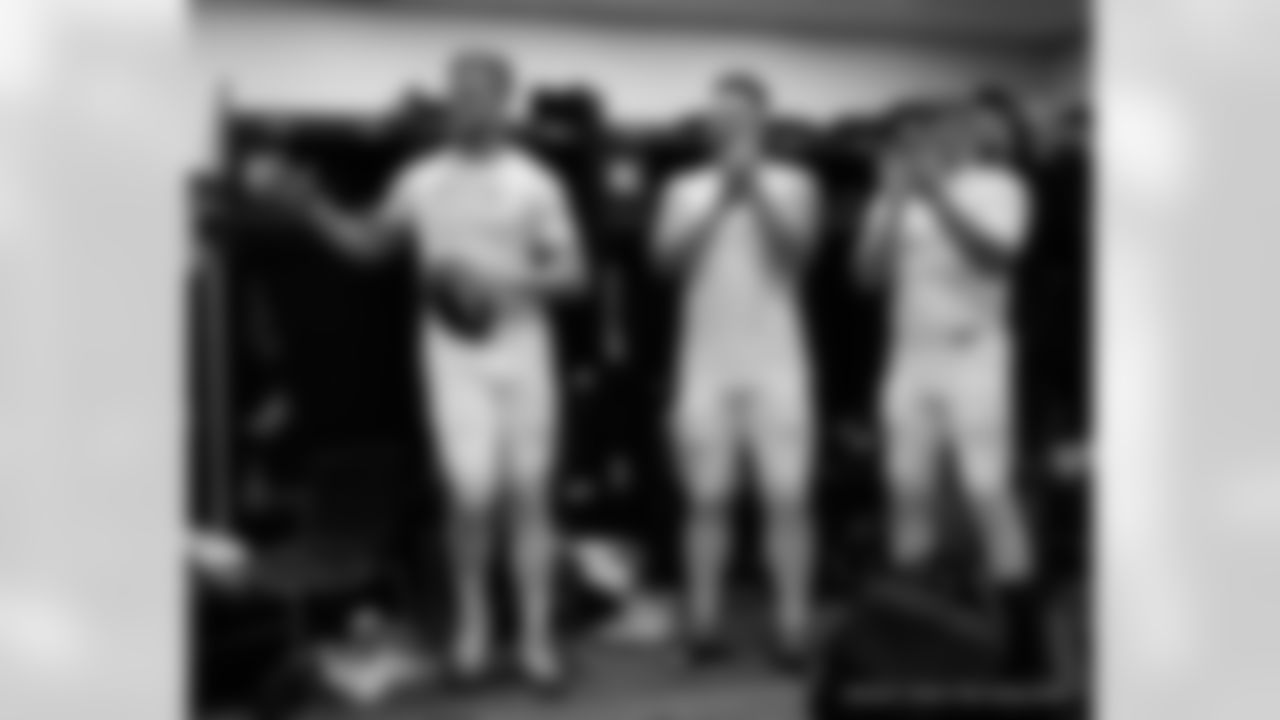 Head inside the New Orleans Saints locker room postgame after the Saints' win against the Carolina Panthers in Week 10 of the 2025 NFL Season presented by Bud Light.