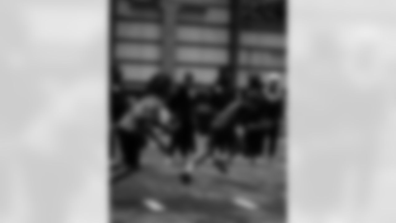 The New Orleans Saints hosted a football camp for 50 local youth alongside HBCU Legacy Bowl players at the Ochsner Sports Performance Center on Wednesday, Feb. 18, 2025. The clinic featured Saints legend Greg Fassitt, who was in attendance to speak with each HBCU Legacy Bowl team.