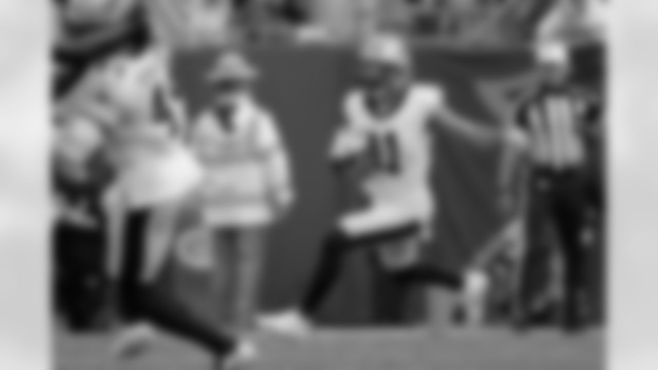 Check out the game action photos from the New Orleans Saints game against the Tampa Bay Buccaneers for Week 14 of the 2025 NFL season on Dec. 7, 2025 at Raymond James Stadium.