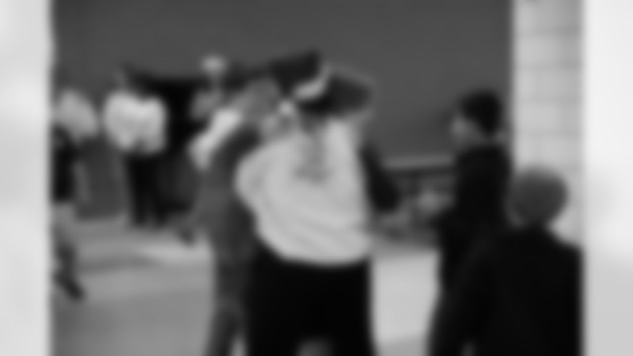 New Orleans Saints linebacker Demario Davis and his wife Tamela, through their Devoted Dreamers Foundation, teamed up with the Beignet Fest Foundation to gift holiday presents to 50 kids from Camp Benny on Wednesday, Dec. 10, 2025.