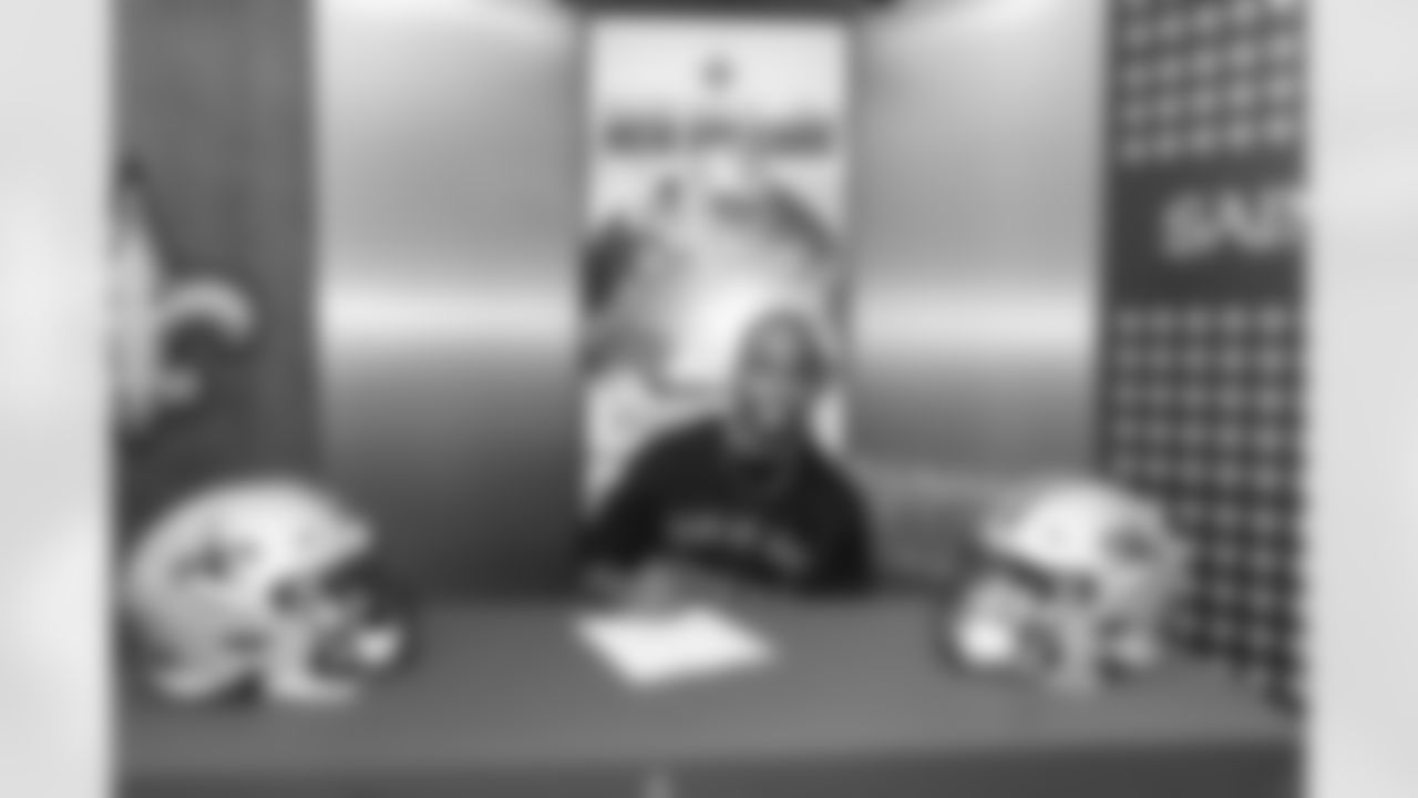 Get an all-access look at New Orleans Saints free agent wide receiver Brandin Cook's return to New Orleans as he signed his two-year contract with the team on Monday, March 24, 2025.