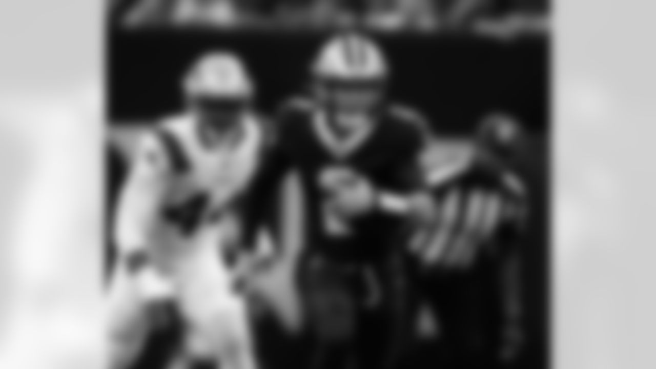 Check out the game action photos from the New Orleans Saints game against the New England Patriots for Week 6 of the 2025 NFL season on October 12, 2025 at Caesars Superdome.