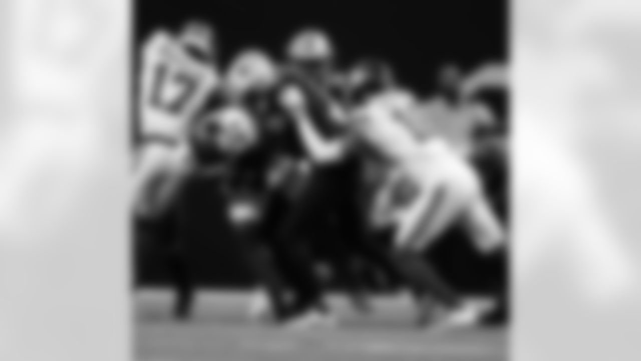 Check out the game action photos from the New Orleans Saints game against the New York Giants for Week 5 of the 2025 NFL season on Oct. 5, 2025 at Caesars Superdome.
