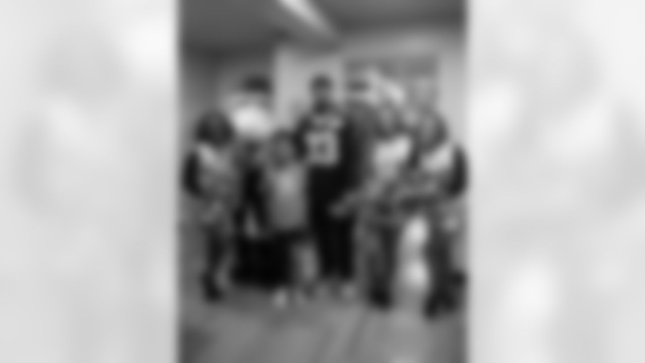 New Orleans Saints defensive back Jonas Sanker joined the Saints Cheer Krewe, Sir Saint and Coca-Cola for a water donation event, supporting a local Boys & Girls Club on December 9, 2025.