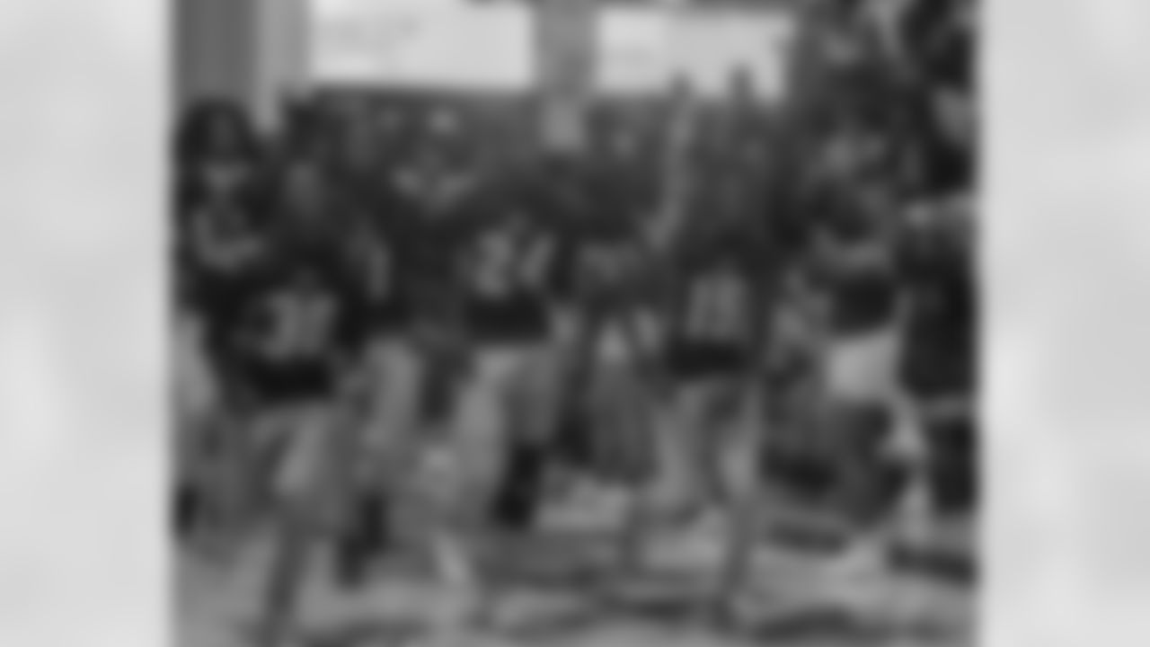 The New Orleans Saints joined in the High School Football Celebration at John Ehret High School honoring their 50th year on Friday, September 27, 2024.
